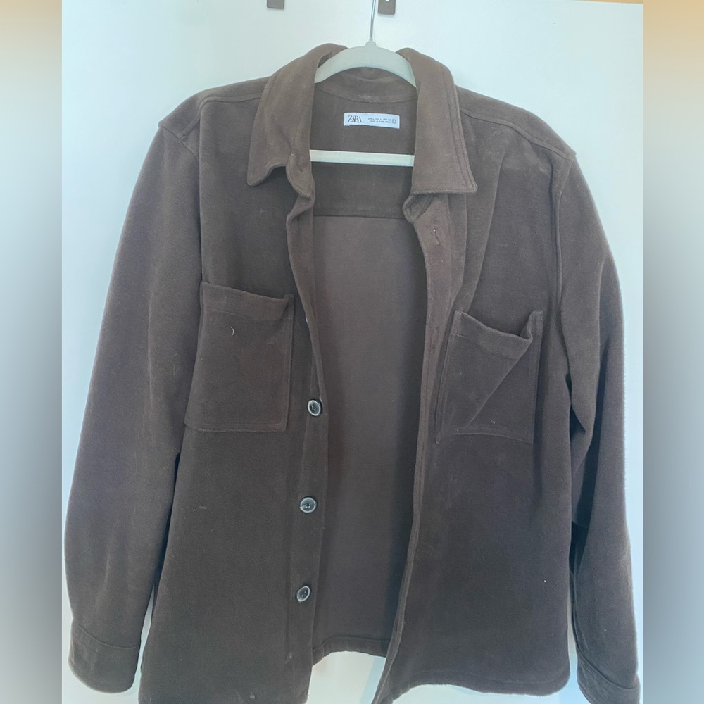 Zara Men’s Brown Over-shirt